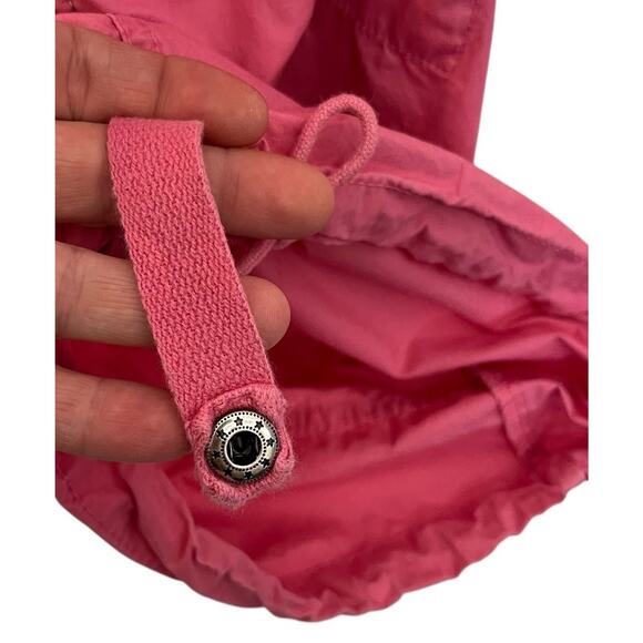 Steve & Barry’s | Vtg Y2K Hot Pink Cargo Roll Up Snap Button Pants Sz 18 Gorp - Picture 4 of 8